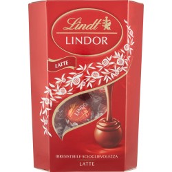 Lindt Lindor cornet rosso al latte gr.200