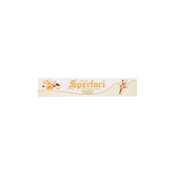Sperlari torrone oro mandorlato tenero gr.150
