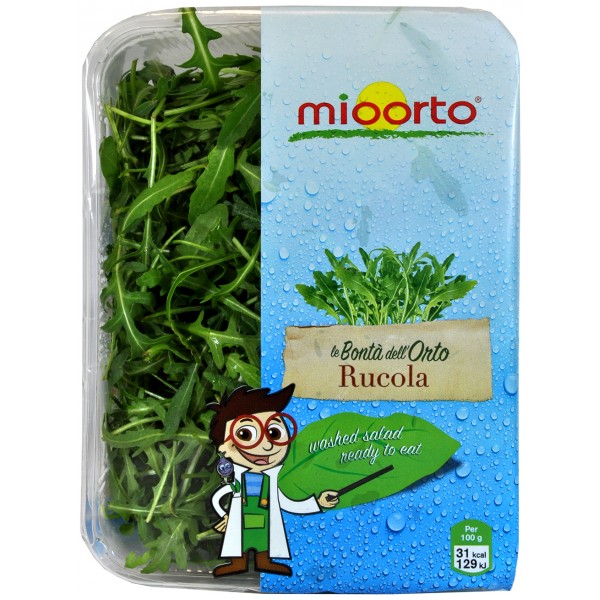 Mioorto Le Bontà Dell'Orto Rucola In Vaschetta Verdura Fresca gr. 100