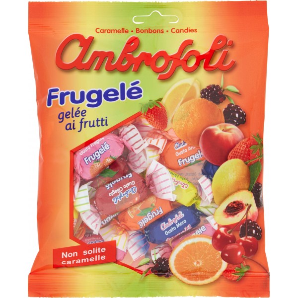 AMBROSOLI CARAM.GR.130 GELEE FRUTTA FUORI PASTO DOLCI CARAMELLE