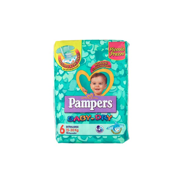 Pampers baby dry extra large x15 Pampers baby dry extra large x15