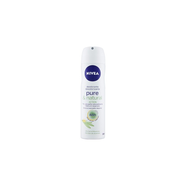 Nivea deo spray pure & natural - ml.150 Nivea deo spray pure & natural - ml.150