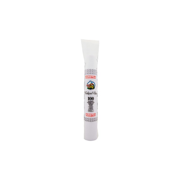 Aristea bicchieri plastica 200c x100