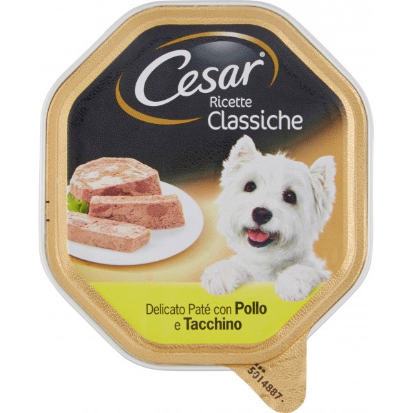 Cesar vaschetta paté pollo tacchino - gr.150