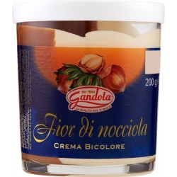 Gandola Fior di nocciola Crema Bicolore 200 gr.