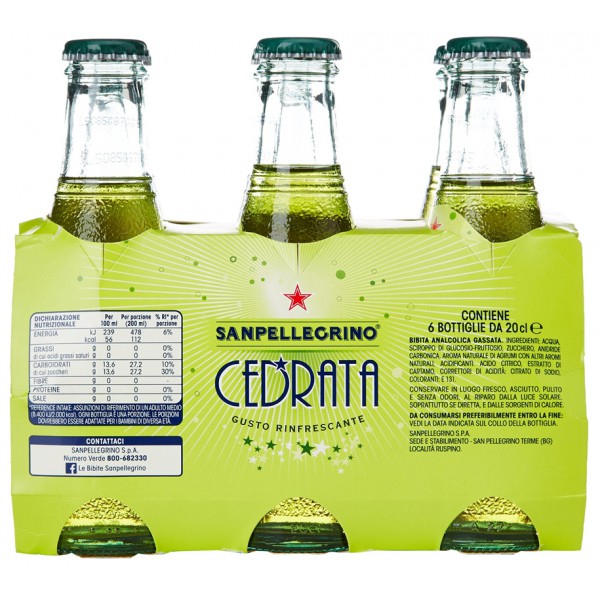 San Pellegrino cedrata cl.20 cluster x6