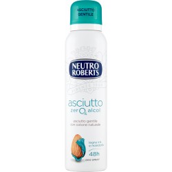 Neutro Roberts asciutto zero% alcol legno iris e mandorla Deo Spray 150 ml