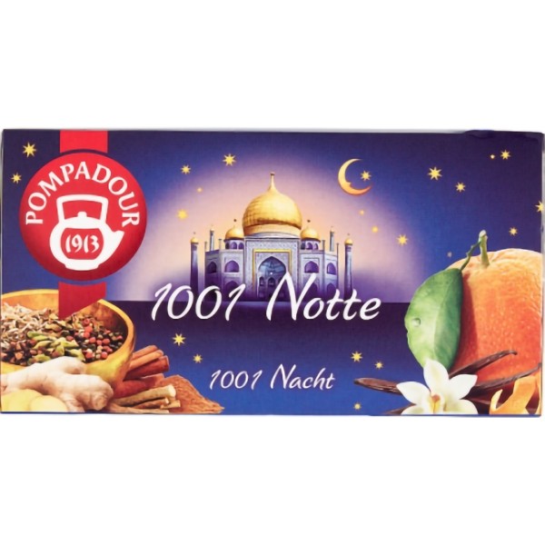 Pompadour 1001 Notte bustine 20 x 2,5 g
