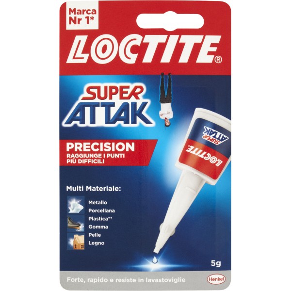 Loctite Super Attak Precision Colla Liquida Con Beccuccio Lungo