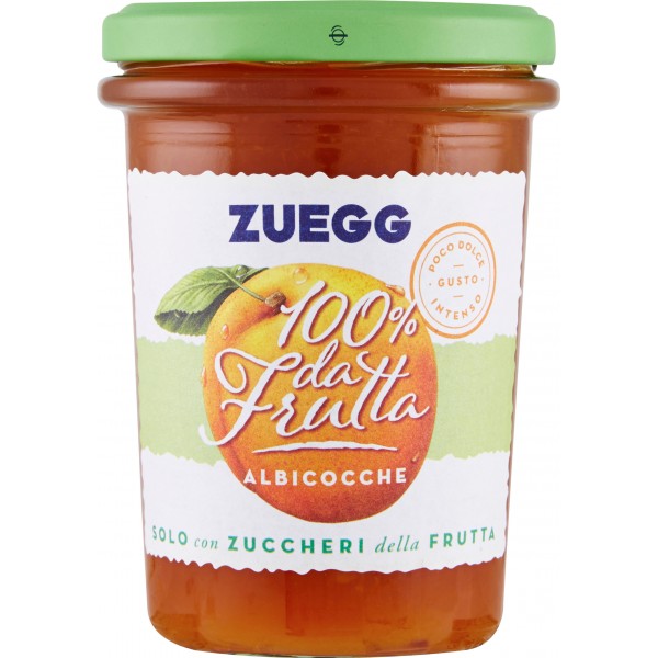 Zuegg 100% confettura da Frutta Albicocche senza zucchero gr.250