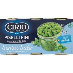 Cirio Piselli Fini Senza Sale* 3 x 410 gr.