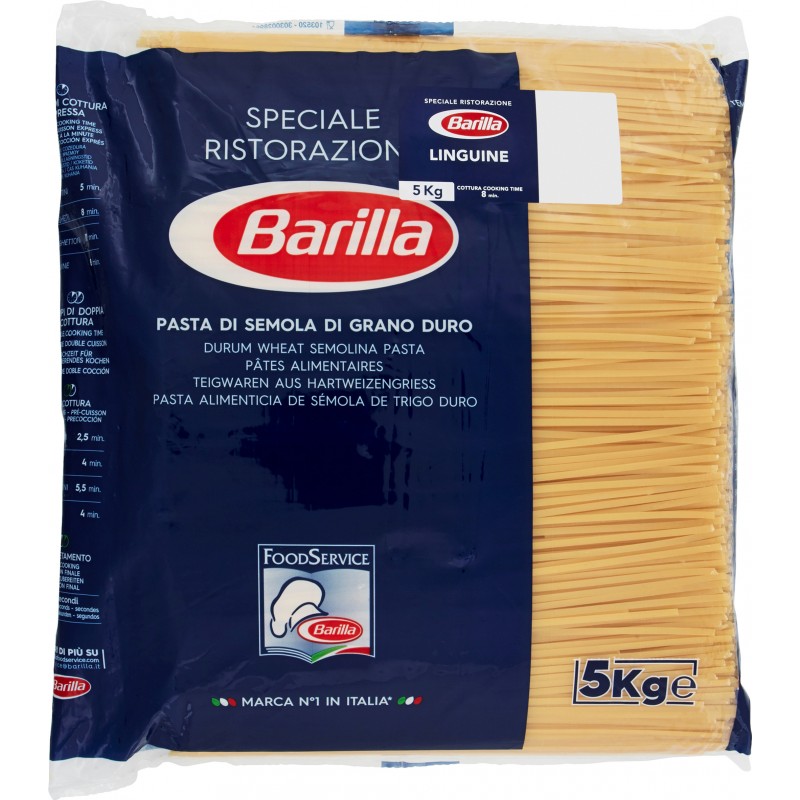 Barilla Linguine Pasta Di Semola n. 13 Conf kg. 5 Visita Cicalia