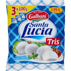 S.lucia mozzarella tris gr.100x3