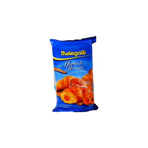 Melegatti croissant albicocca x6 gr.270 Melegatti croissant albicocca x6 gr.270
