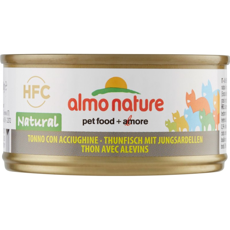 Almo Nature HFC Natural Light Meal Per Gatti - Tonno, Pollo E Prosciutto, 200 G (4 Lattine Da 50 G) - Foto 7