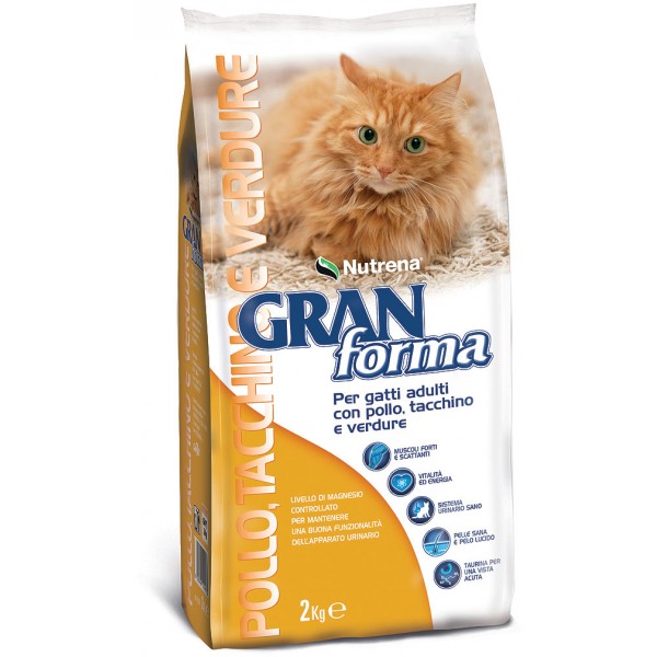 Nutrena Gran Forma cat pollo tacchino e verdure kg.2