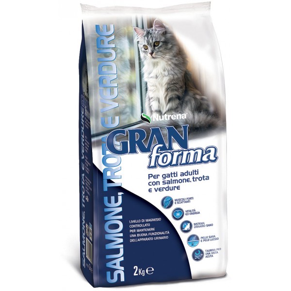 Nutrena gran forma cat sal/mone trota e verdure kg.2 Nutrena gran forma cat sal/mone trota e verdure kg.2