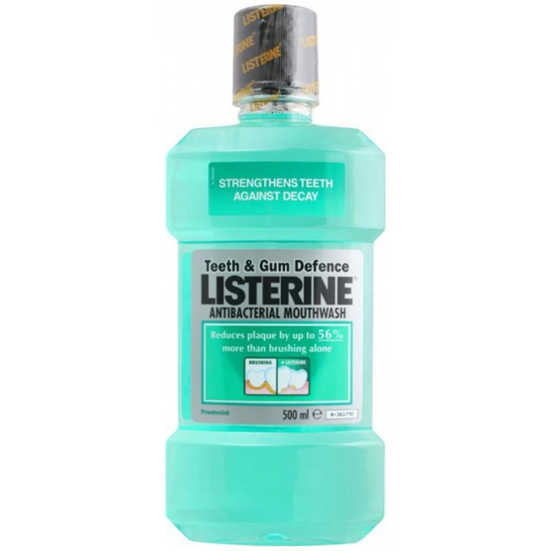 Listerine Colluttorio Antibacterial Mouthwash Denti e Gengive ml. 500