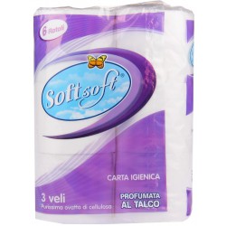 Soft soft carta igienica talco x6