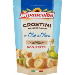 Panealba Crostini Mediterraneo con Olio di Oliva 100 gr.