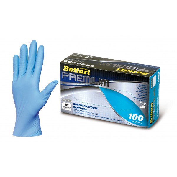Bottari guanti nitrile mis. m x100