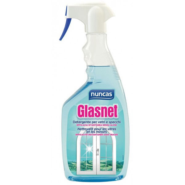Nuncas Glasnet Detergente Spray Per Vetri E Specchi ml. 750