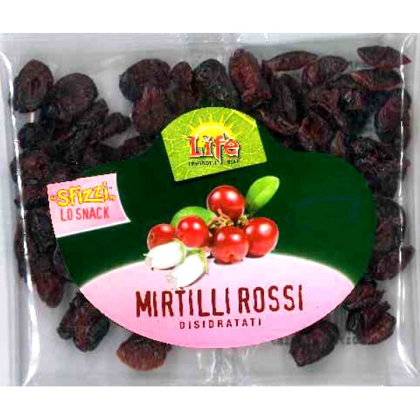 Life mirtilli rossi disidratati gr.50