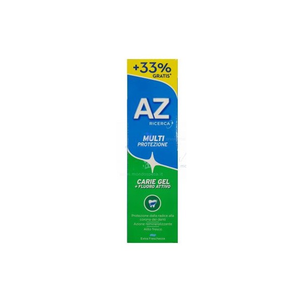 AZ dentifricio protezione carie gel 75+25ml.