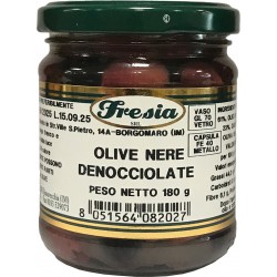 Fresia olive riviera denocciolate in olio extravergine d'oliva ml.212