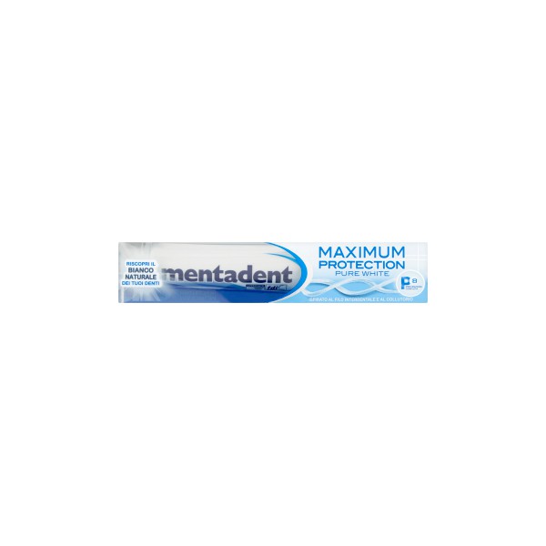 Mentadent dentifricio. maximum white 75