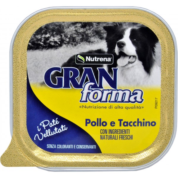 Nutrena Gran Forma patè per Cane pollo e tacchino gr.150