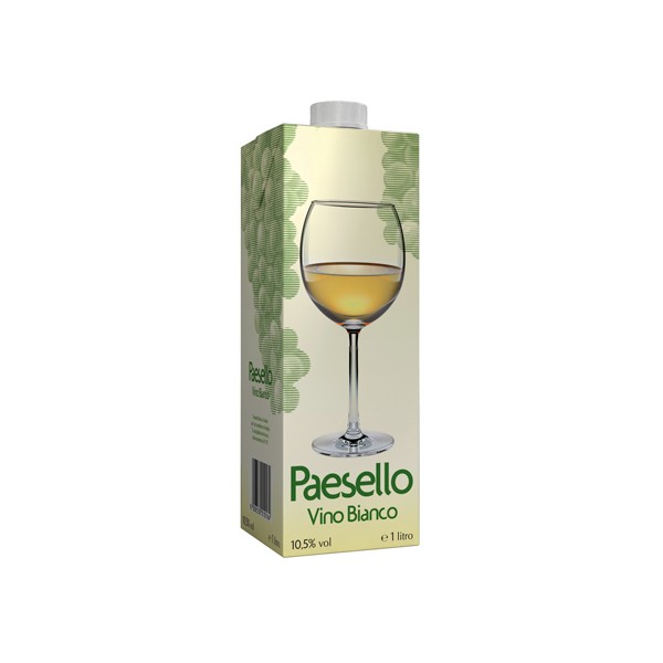 Paesello vino bianco brick - lt.1