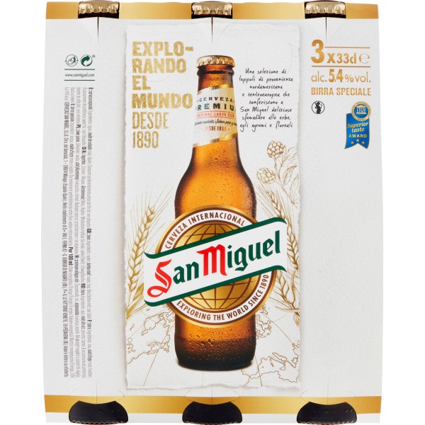 San Miguel birra cluster cl.33 x3