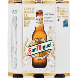 San Miguel birra cluster cl.33 x3