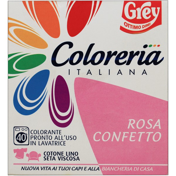 Coloreria Italiana Grey Colorante Tessuti e Vestiti in Lavatrice, colore Blu  notte, 1 Confezione, 350 g : : Casa e cucina