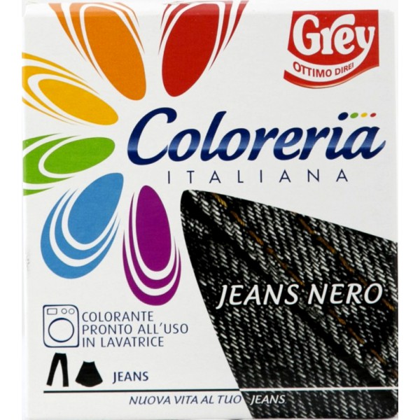 Coloreria Italiana Jeans Nero Tessuti Lavatrice 175 Gr