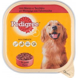 Pedigree Cibo umido per cani adulti con manzo in gelatina lattina 400g