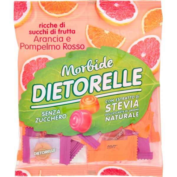 Dietorelle morbide arancia e pompelmo rosso - gr.70