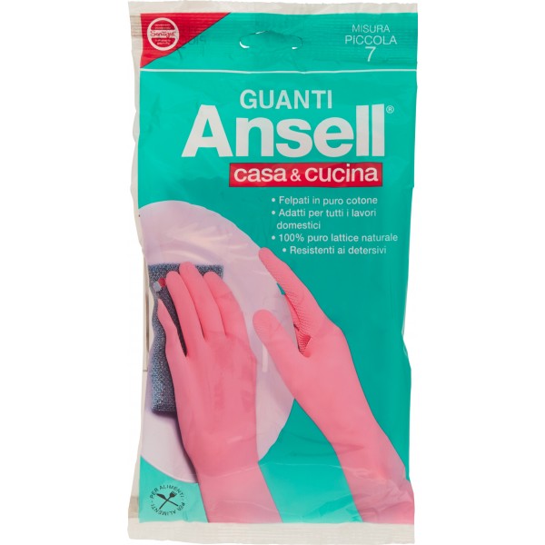 Asnell Guanti In Gomma Per Casa E Cucina Misura Media 7