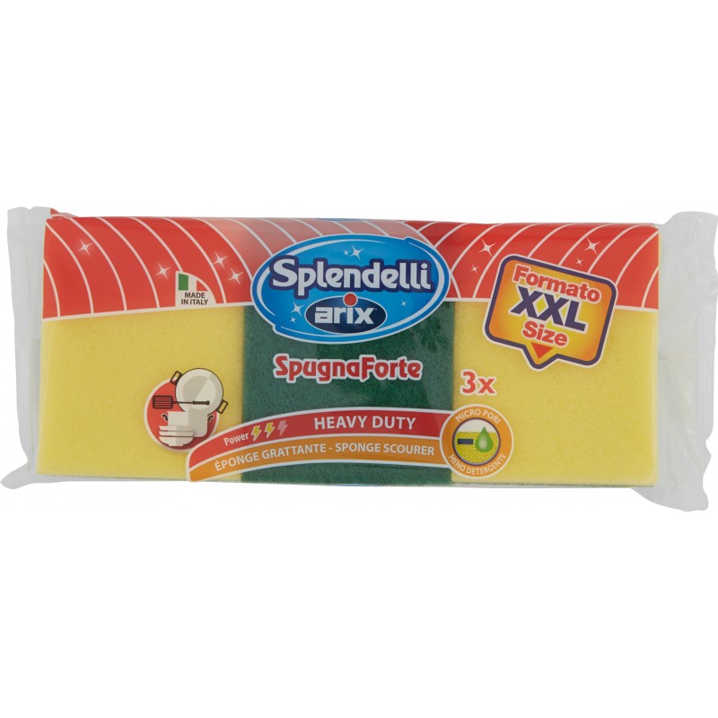 Arix Splendelli SpugnaForte Formato XXL 3 pz. Arix Splendelli SpugnaForte Formato XXL 3 pz.
