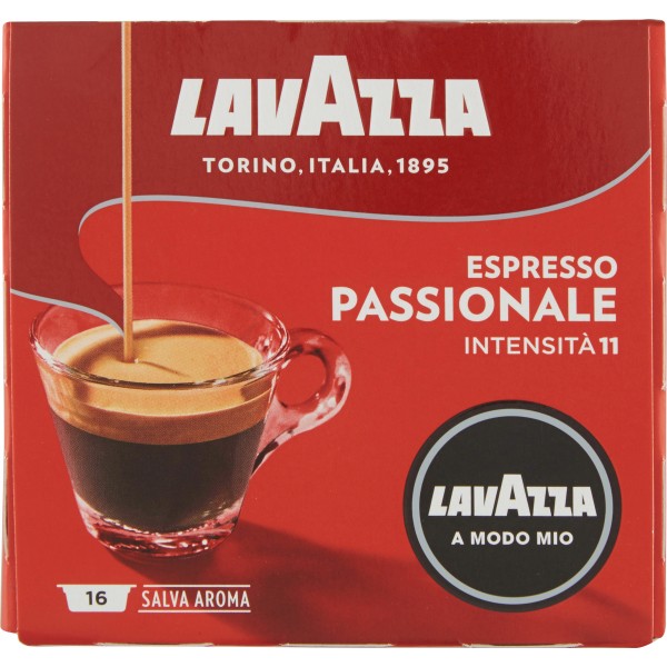 Lavazza A Modo Mio Espresso Passionale 16 per pack