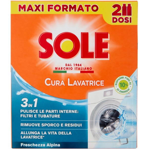 Sole Cura Lavatrice Trattamento Conf. Da 2 Flaconi ml. 250