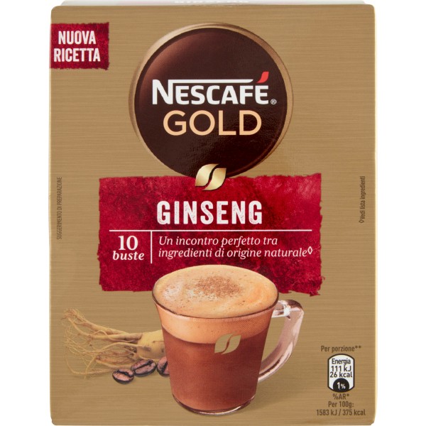 nescafe' ginseng coffee' x10