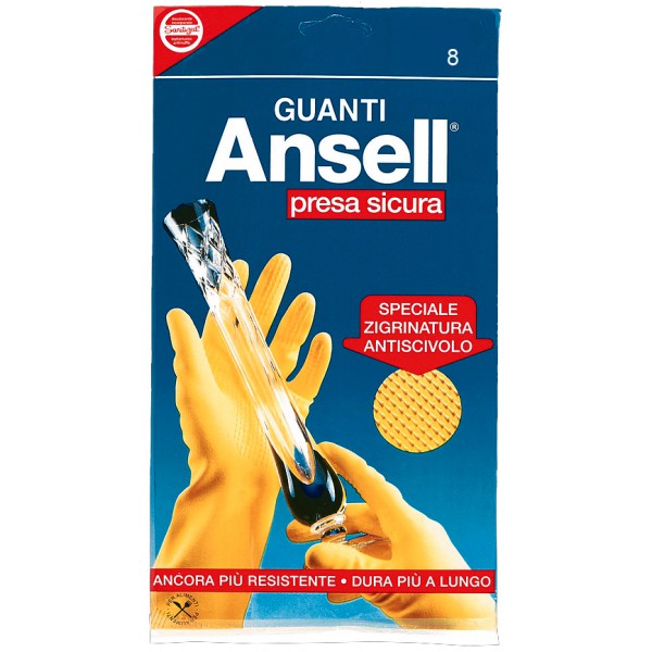 Ansell guanti presa sicura 8