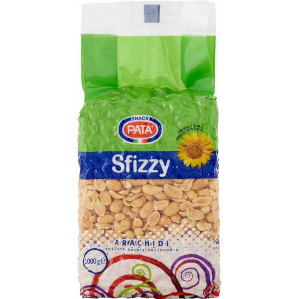 Pata Sfizzy Arachidi Tostate-Salate-Sottovuoto kg.1