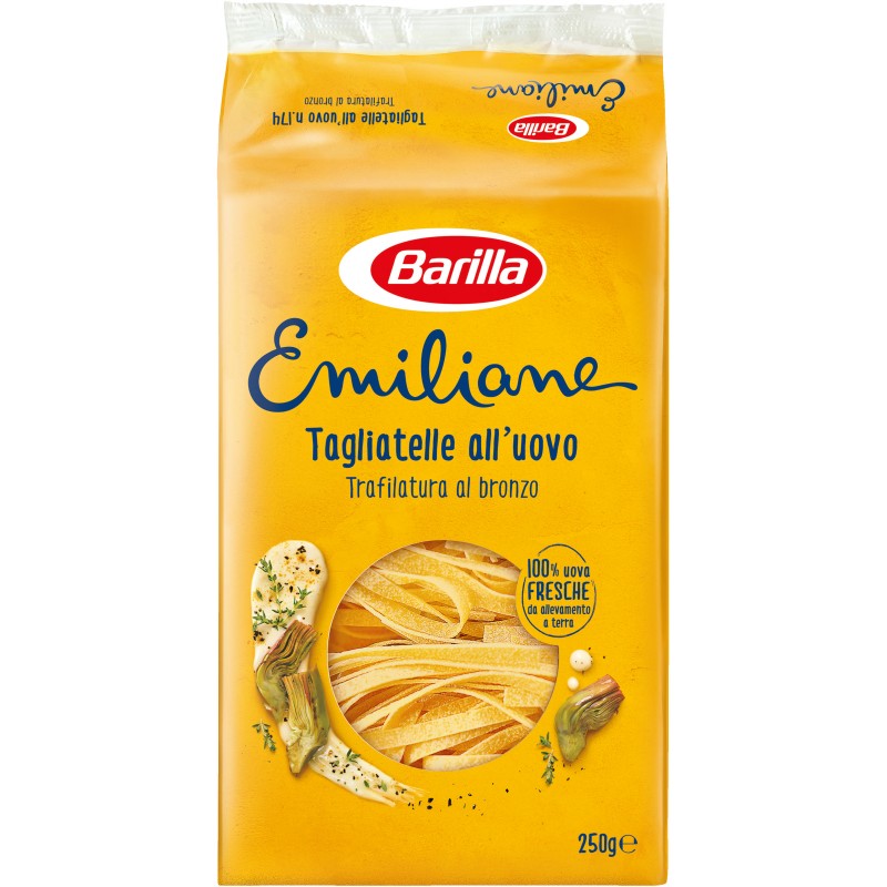 Barilla Emiliane Tagliatelle Pasta All'Uovo gr. 250 Visita Cicalia