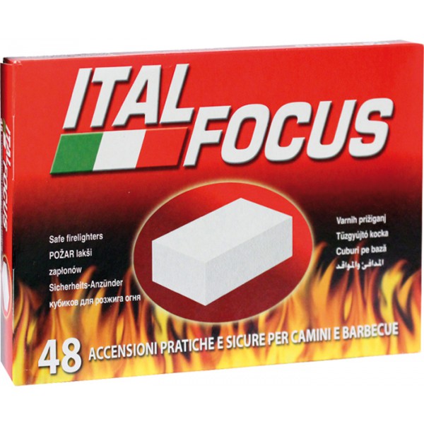 Ital Focus Tavolette Accendifuoco Conf. 48 Cubetti