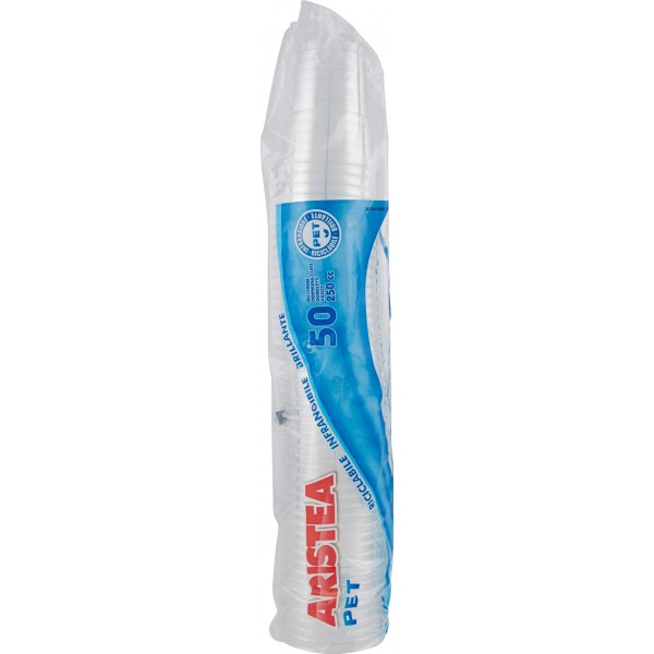 Aristea PET Bicchieri 250 cc 50 pz.