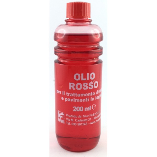 Olio Rosso Trattamento Per Pavimenti In Legno ml. 200