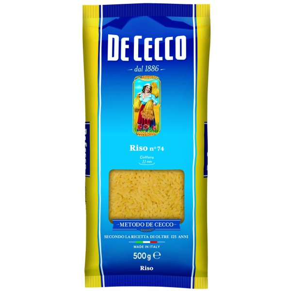 De Cecco Pasta Riso n.74 gr. 500